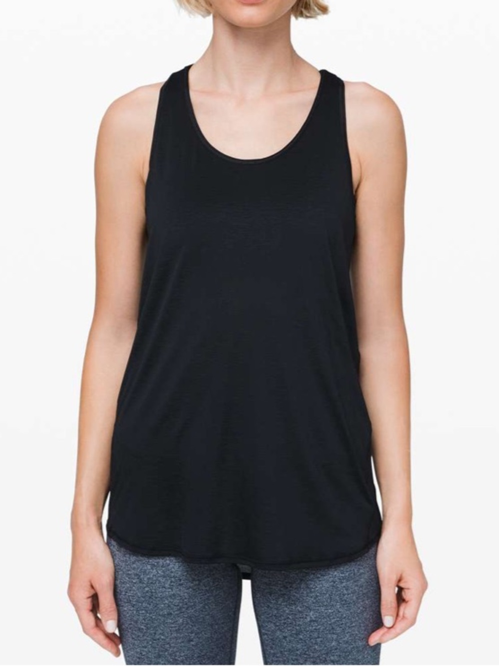 Lululemon Essential Tank Black Size 8